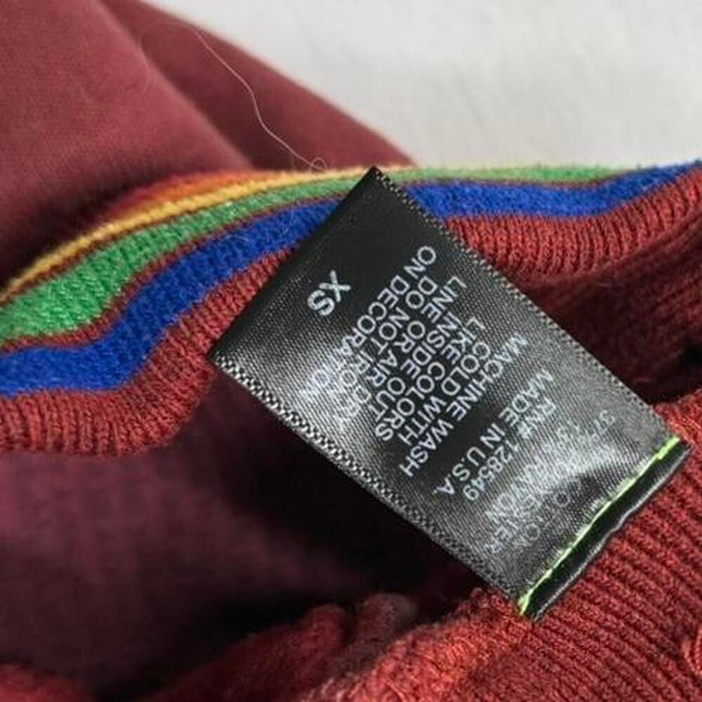 Aviator Nation Rainbow Striped Joggers - Sweatpants Size XS - Picture 6 of 8
